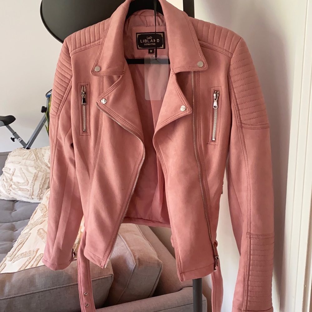 Pink Moto Jacket